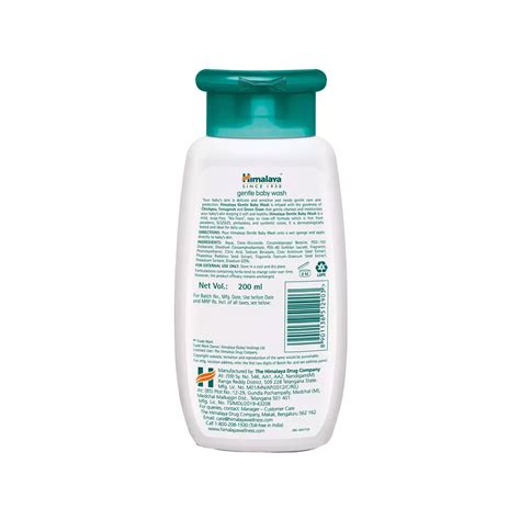 Himalaya Gentle Baby Wash 200 ml - Cureka