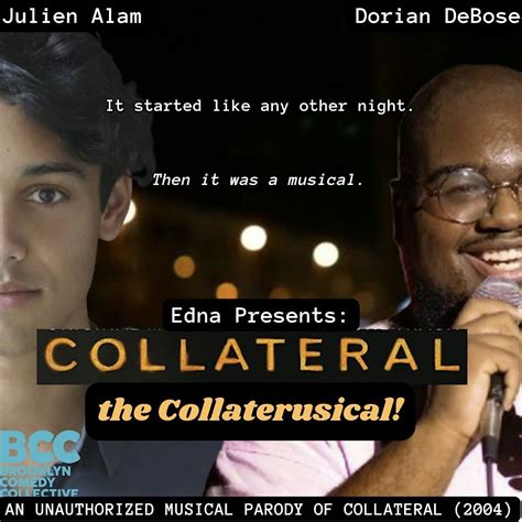 Collateral: The Collaterusical, Brooklyn Comedy Collective, 1 June 2024 ...