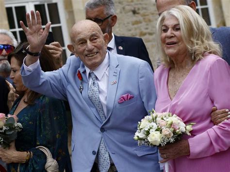 100-year-old WWII veteran gets married near Normandy's D-Day beaches : NPR