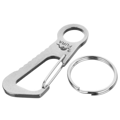 Stainless Steel Key Chain Multifunction Key Ring Carabiner - Stainless ...