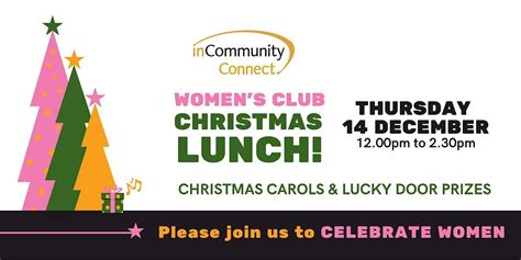 inCommunity Connect Womens Club Christmas Lunch, 59 Limestone Street ...