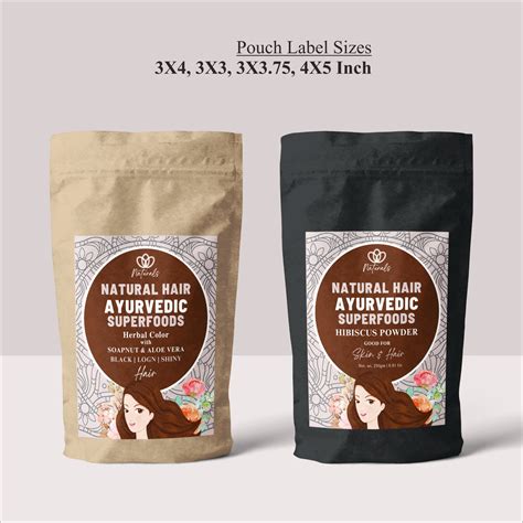 Product Label Template Editable Pouch Label Template | Soap Label | Ta ...