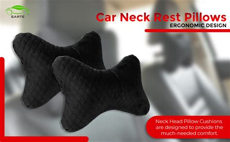 SARTE Car Neck Rest Pillow Head Rest Cushion for Car Seat,Neck Support ...