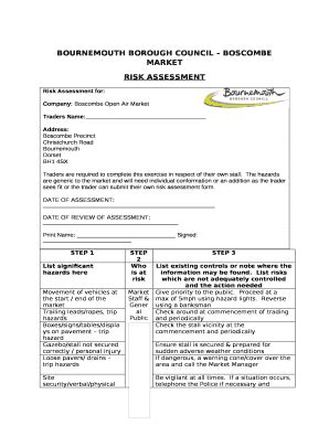 BOURNEMOUTH BOROUGH COUNCIL BOSCOMBE MARKET - bournemouth gov Doc ...