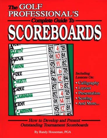 Buy The Golf Professional's Complete Guide to Score Boards Book Online ...
