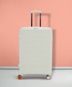 NASHER MILES Vienna Hard-Sided Polypropylene Check-in Luggage White ...