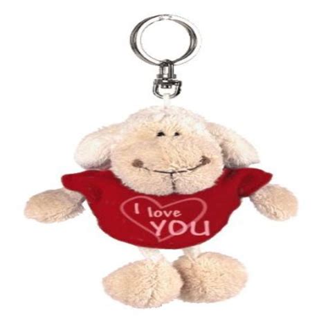 Nici Sheep Keyring T-Shirt with "I love you — Toycra