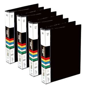 HCS Plastic File Folder 2D Ring Binder A4 Size Tough & Durable Ring ...