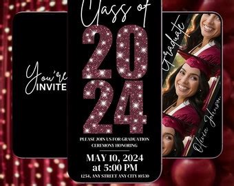 Image result for Graduation Invitation Card Marron Color