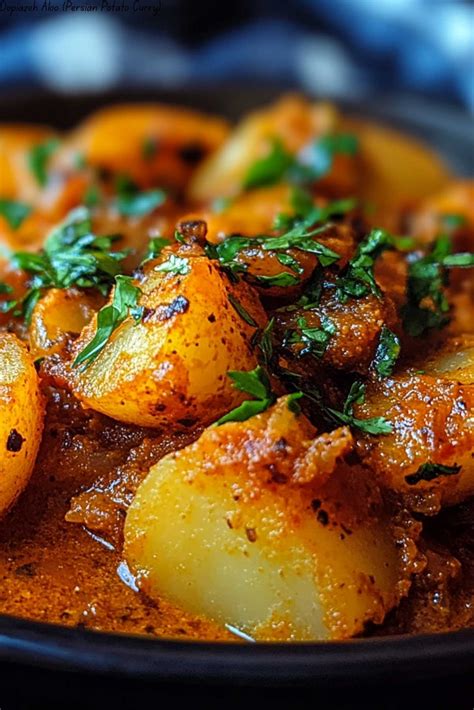 Dopiazeh Aloo (Persian Potato Curry) | JustWorthi