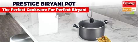 Buy Prestige Aluminium Biryani Pot, 15.7 Litres/340Mm, Grey,Non-Stick ...
