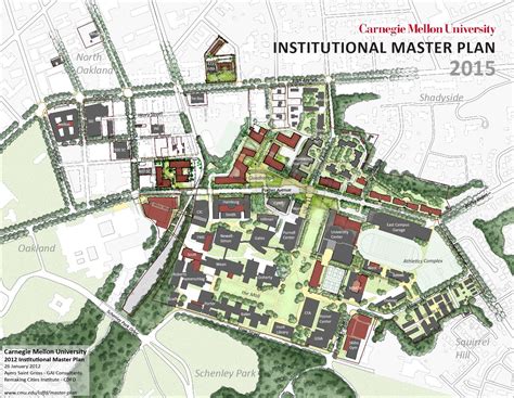 Map of Carnegie Mellon University Campus