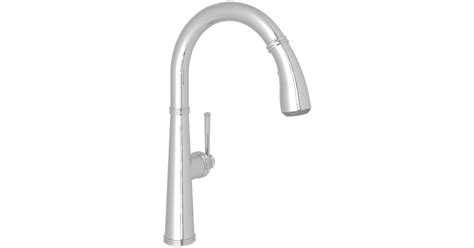 Rohl R7514LMAPC-2 1983 1.8 GPM Single Hole Pull Down Kitchen Faucet ...