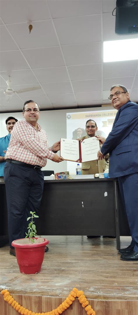 NIELIT Patna has inked an MoU with Darbhanga College of Engineering ...