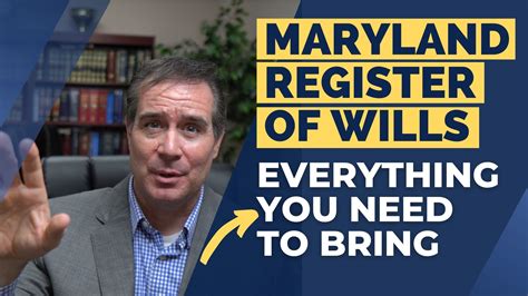 Complete Guide to the Forms Required at the Maryland Register of Wills ...