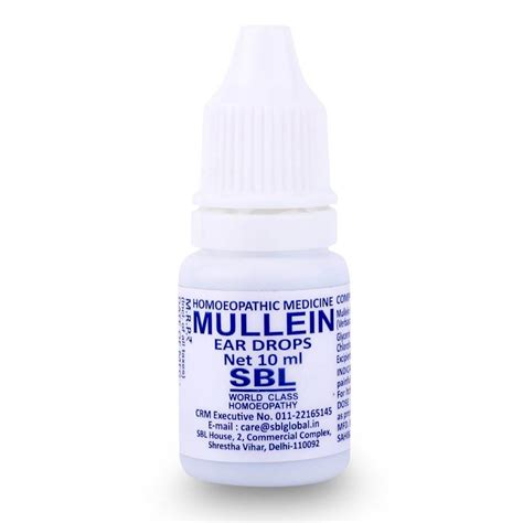 Sbl Mullein Ear Drops Ear Infections Earache Effective Relief Ear ...