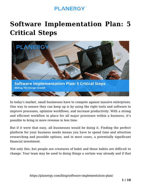 Image result for Software Implementation Plan Steps