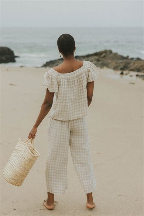 Meadow Pant in Gingham | Women's Gingham Pants – Altair The Label