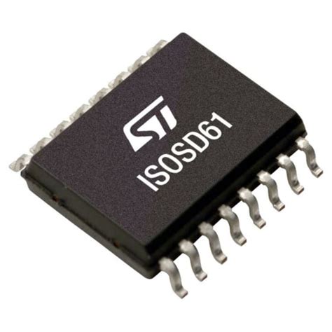 ISOSD61 STMicroelectronics | STMicroelectronics, 16 bit- ADC, 16-Pin SO ...
