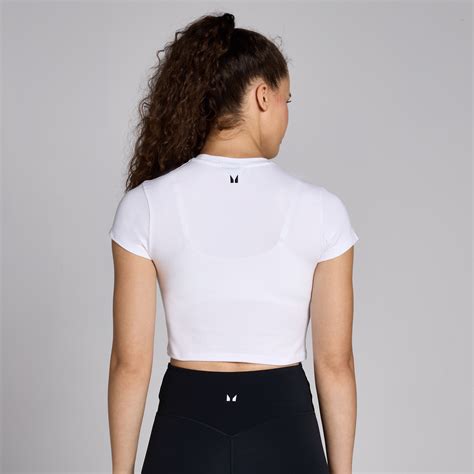 MP Women's Tempo Seamless Crop Top - Black | MYPROTEIN™