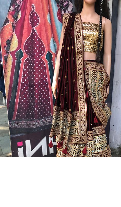 Designer Lehenga | Custom Made Wedding Wear | Buy Online at Inhika.com