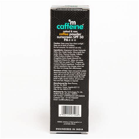 Mcaffeine Coffee Powder SPF 50 PA+++ Sunscreen, 4 gm Price, Uses, Side ...