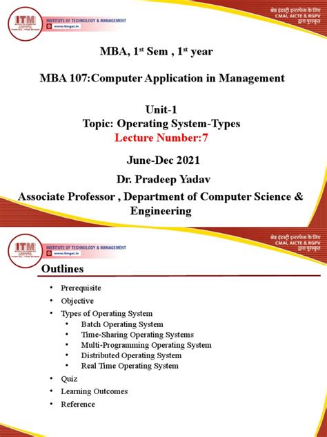 Types of Operating System PDF 的图像结果
