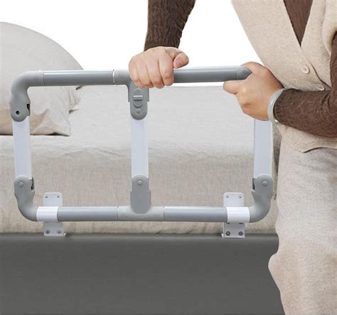 Retaoldth Folding Bed Rails for Elderly Seniors, Bed Assist Rail with ...