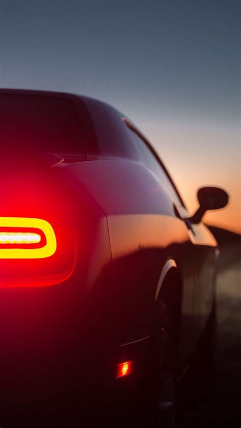 Download wallpaper 800x1420 car, back view, twilight iphone se/5s/5c/5 ...
