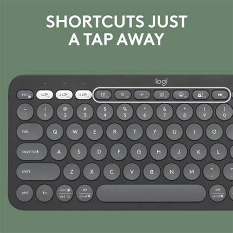 Logitech Pebble 2 Combo Bluetooth Standard Laptop Keyboard Compatible ...