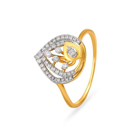 Lush Leaf Inspired Finger Ring