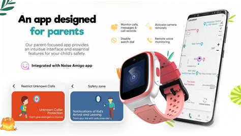 Buy Noise Explorer Kids Smart Watch with GPS Tracking, 2-Way Video ...