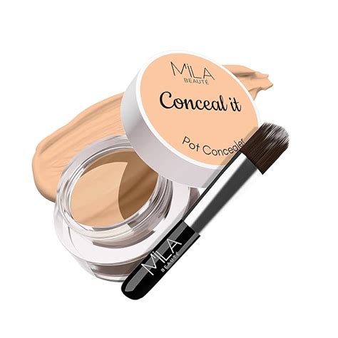 Buy Mila Beauté Conceal It Pot Concealer with Brush | Enriched With SPF ...