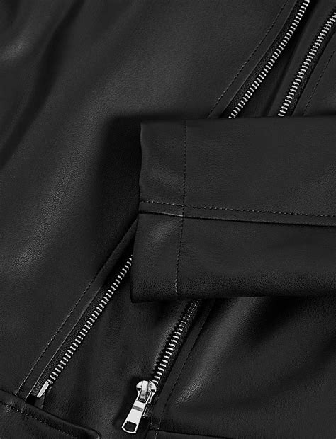 Buy Faux Leather Biker Jacket at Marks & Spencer