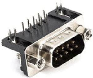 EMERGING TECHNOLOGIES 10 PCS DB9 9Pin Male Connector R/A Educational ...