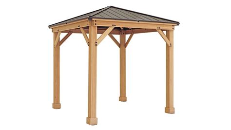 Yardistry 8X8 Meridian Gazebo (Aluminum Roof) [YM11827] | Free Shipping