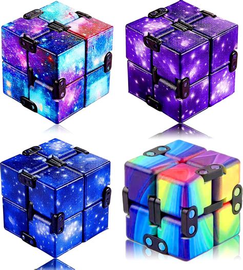 Buy Infinity Cubes Fidget Toys, Galaxy Fidget Cubes Stress and Anxiety ...