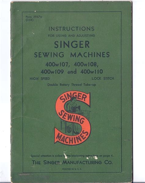 Image result for Singer Sewing Machine User Manual