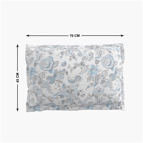 Buy Grandeur Set of 2 Printed Pillow Covers - 45x70cm from Home Centre ...