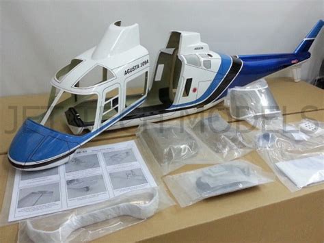 FUNKEY SCALE FUSELAGE AGUSTA 109A .50 (600) SIZE BLUE COLOR WITH FIXED ...