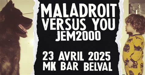 Maladroit (F) Versus You (L) Jem2000 (F) PUNK ROCK SHOW, Mix N' Kawa ...
