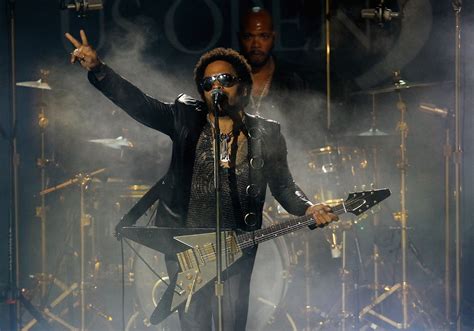 Lenny Kravitz Suffers Wardrobe Malfunction In Stockholm; Leather Pants ...