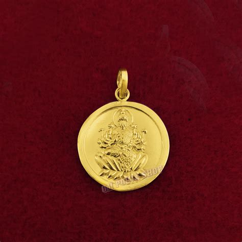 Buy Mahalakshmi Pure Silver & Pure Gold Pendant