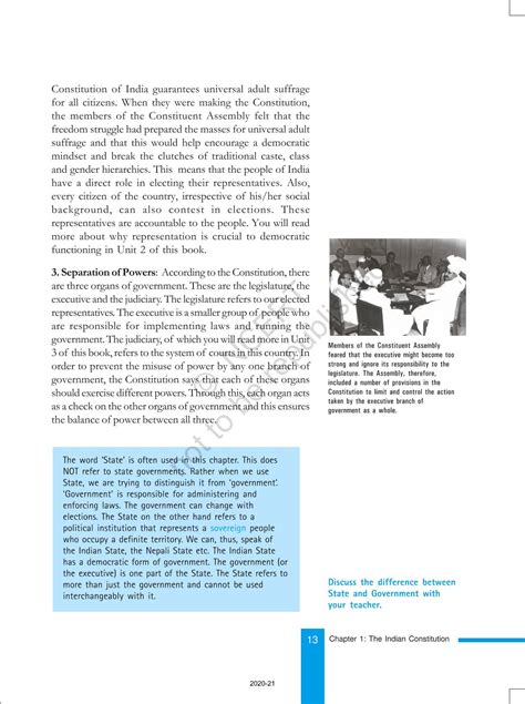 The Indian Constitution - NCERT Book of Class 8 Social And Political ...