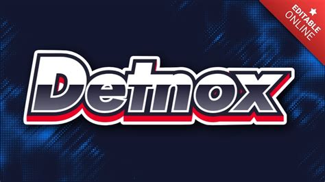 Detnox Generador de efectos de estilo de texto