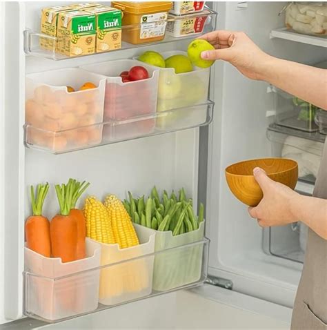 Single Refrigerator Side Door Storage Box (set of 6) – Attrangi Gadgets