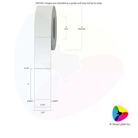 2.125" x 4" Blank Label Roll for Epson ColorWorks C6500