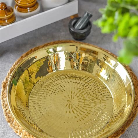 Brass Paraat - Handmade, Hammered Finish & Pure Brass – Kalasians