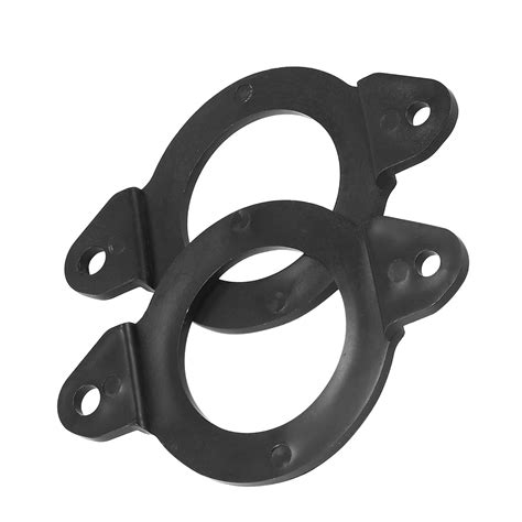 Unifizz 2Pcs Car Black Plastic Car Speaker Mounting Adapter Bracket ...