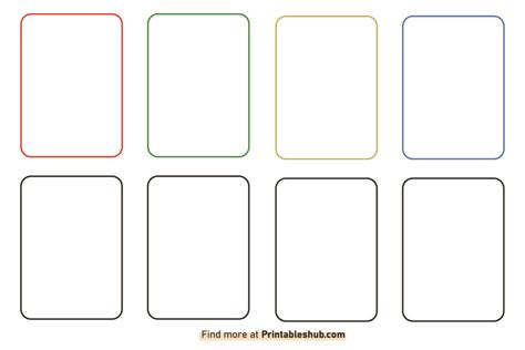 Free Printable Blank UNO Cards Template [PDF] - Printables Hub